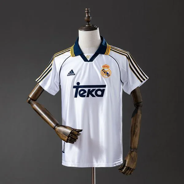 Camiseta de fútbol Real Madrid 1998/00 LOCAL MANGA CORTA VERSION FAN